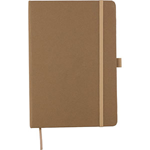 Quaderno ecologico con elastico GERTRUD - Marrone