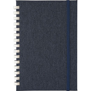 Taccuino spiralato con penna ILIAS - Blu