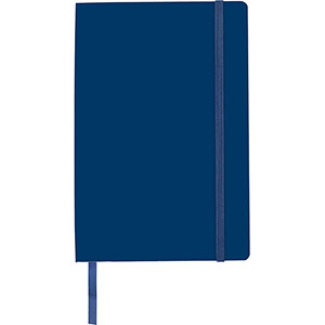 Quaderno A5 con elastico MIREIA - Blu