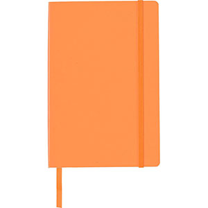 Quaderno A5 con elastico MIREIA - Arancio