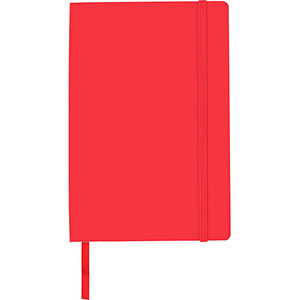 Quaderno A5 con elastico MIREIA - Rosso