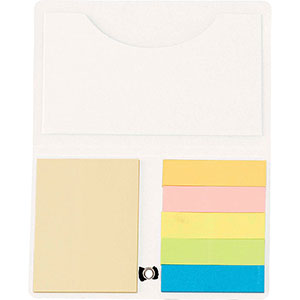 Memo e post it in astuccio BJORN - Bianco