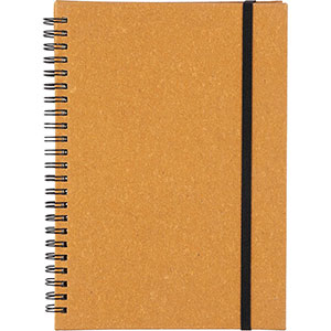 Quaderno a spirale ecologico EGON - Marrone