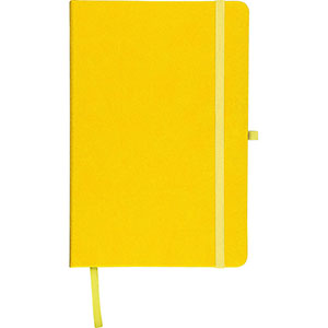 Quaderno con porta penna BLOOM - Giallo