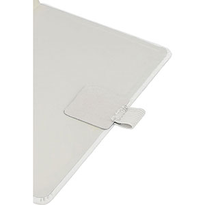 Porta penne adesivo per quaderni FLARE - Bianco