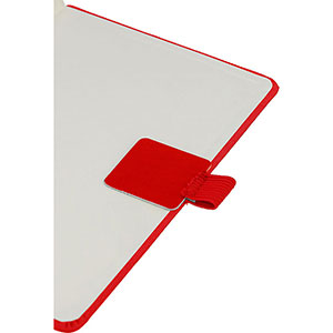 Porta penne adesivo per quaderni FLARE - Rosso