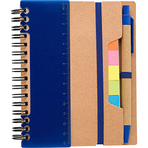 Quaderno accessoriato ANGELA - Blu