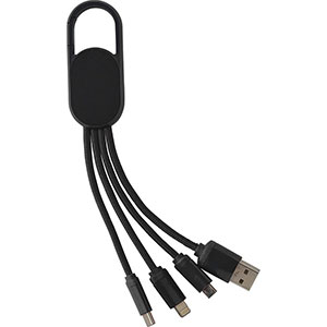 Cavetto adattatore 4 in 1 IDRIS - Nero
