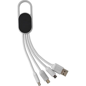 Cavetto adattatore 4 in 1 IDRIS - Bianco