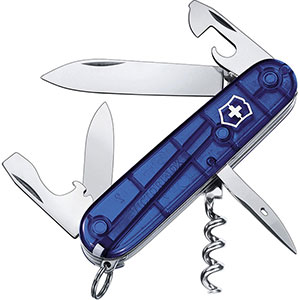 Coltellino svizzero SPARTAN - Blu trasparente
