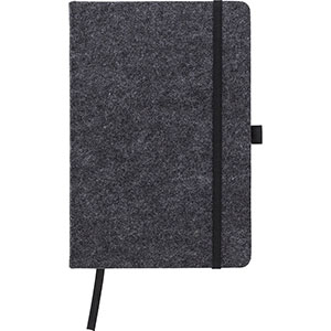 Taccuino A5 in feltro HARPER ORIGINAL - Grigio scuro