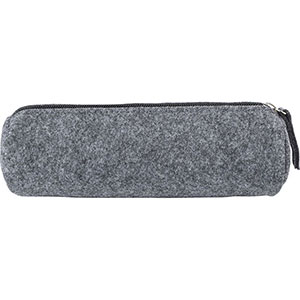 Astuccio portapenne in feltro rpet SAMANTHA - Grigio