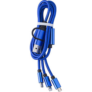 Cavo di la ricarica 3 in 1 LEIF - Blu Royal
