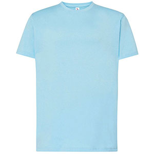 T-shirt uomo in 100% cotone JT - Celeste