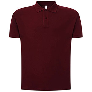 Polo uomo in 100% cotone JT - Rosso Cardinale