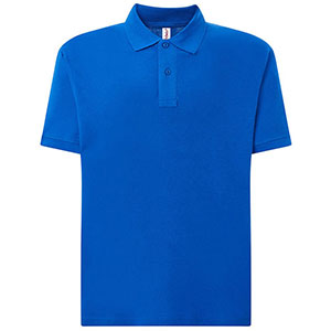 Polo uomo in 100% cotone JT - Blu Royal