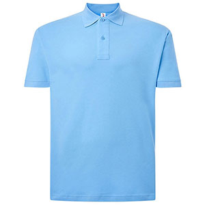 Polo uomo in 100% cotone JT - Celeste