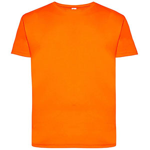 T-shirt sport uomo JT in poliestere riciclato - Arancio Fluo