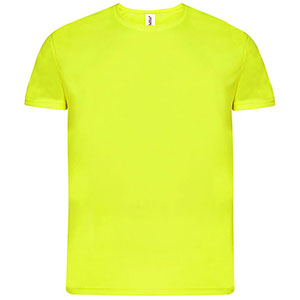 T-shirt sport uomo JT in poliestere riciclato - Giallo Oro Fluo
