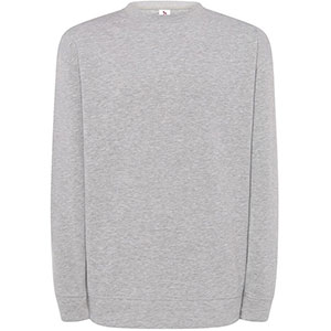 Felpa unisex girocollo JT - Grigio Cenere