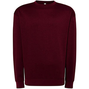 Felpa unisex girocollo JT - Rosso Cardinale