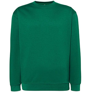 Felpa unisex girocollo JT - Verde Kelly