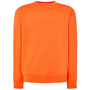 Felpa unisex girocollo JT - Arancio