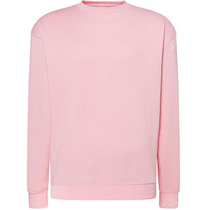 Felpa unisex girocollo JT - Rosa