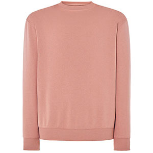 Felpa unisex girocollo JT - Rosa antico