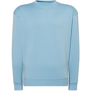 Felpa unisex girocollo JT - Celeste
