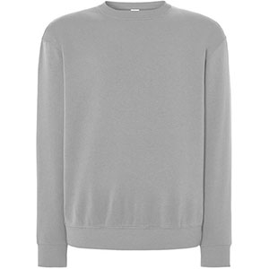 Felpa unisex girocollo JT - Silver