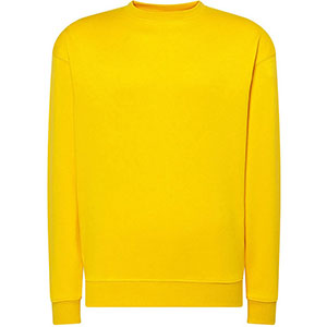 Felpa unisex girocollo JT - Giallo Oro