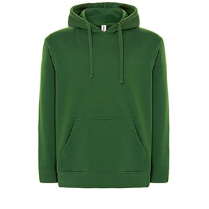 Felpa con cappuccio unisex JT - Verde Bottiglia