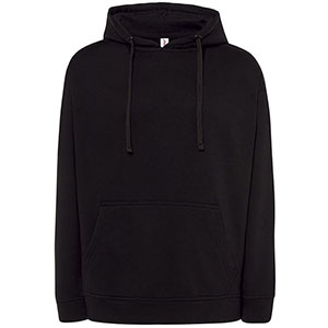 Felpa con cappuccio unisex JT - Nero