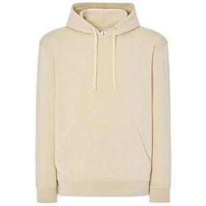 Felpa con cappuccio unisex JT - Crema
