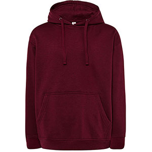 Felpa con cappuccio unisex JT - Rosso Cardinale