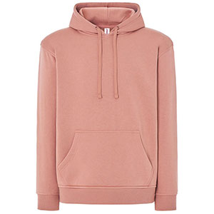 Felpa con cappuccio unisex JT - Rosa antico