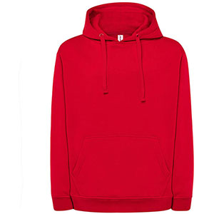 Felpa con cappuccio unisex JT - Rosso
