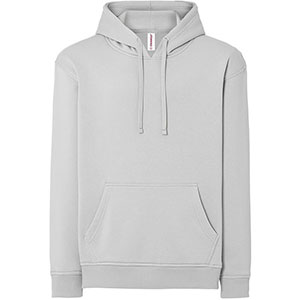 Felpa con cappuccio unisex JT - Silver