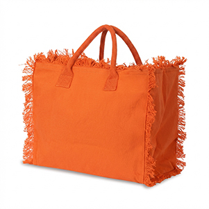 Borse mare con frange MOOREA - Arancio