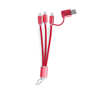 Cavo di ricarica multiplo FRECLES - Rosso