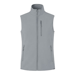 Gilet in sofshell JANDRO - Grigio