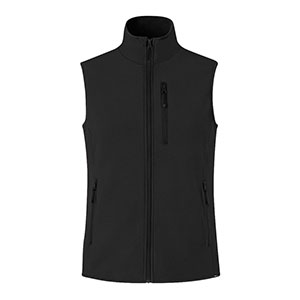 Gilet in sofshell JANDRO - Nero