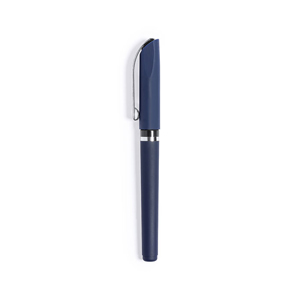 Penna roller con finitura gommata BANDAX - Blu Navy