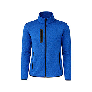 Giacca tecnica in pile melange BLOSSOM - Blu