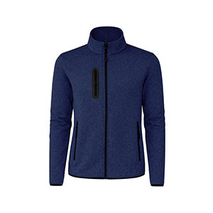 Giacca tecnica in pile melange BLOSSOM - Blu Navy