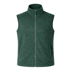Gilet in pile DESTIN - Verde