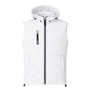 Gilet in softshell SELDON - Bianco