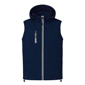 Gilet in softshell SELDON - Blu Navy