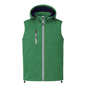 Gilet in softshell SELDON - Verde
